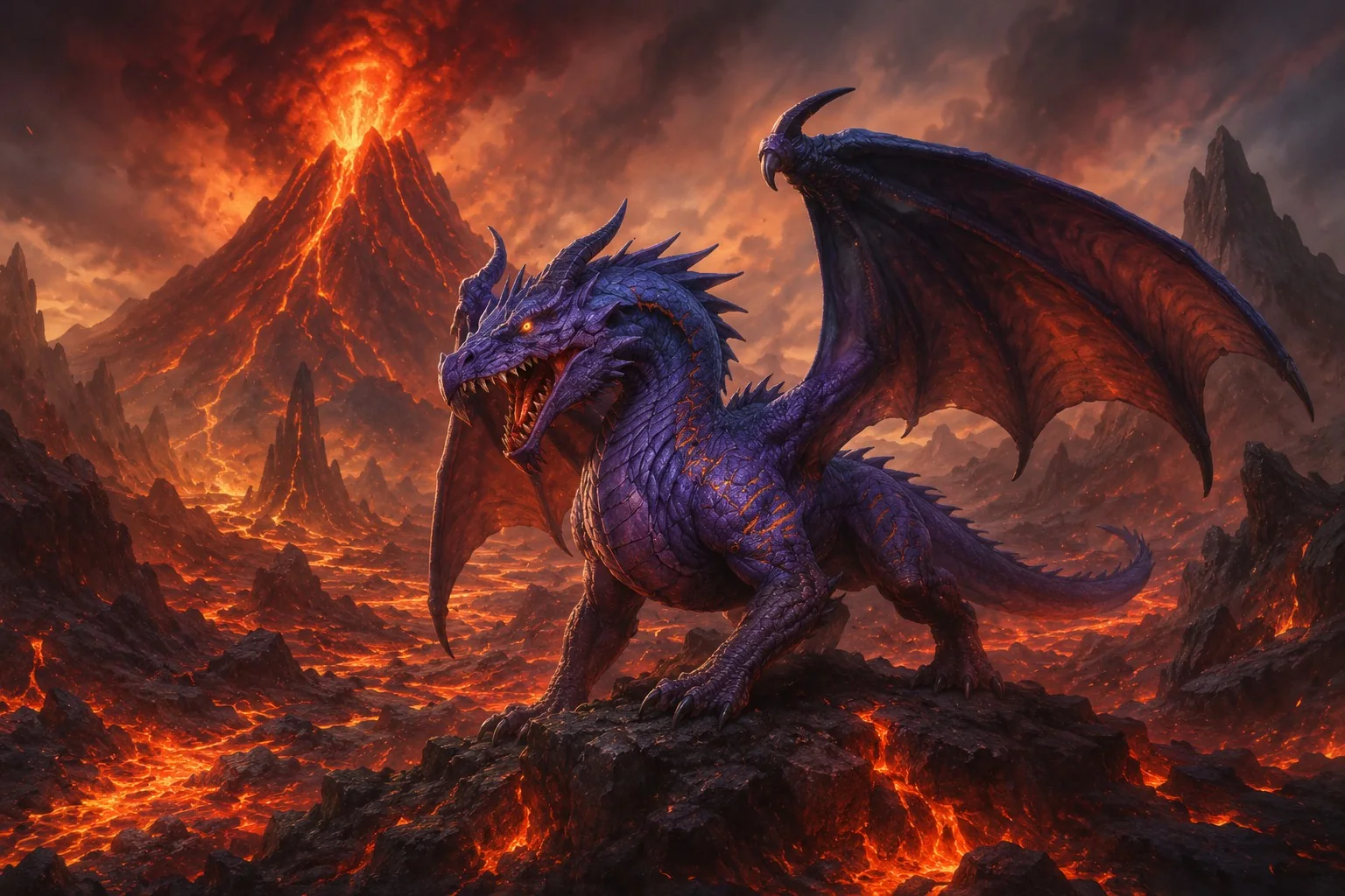 Valmyr, dragon des flammes éternelles