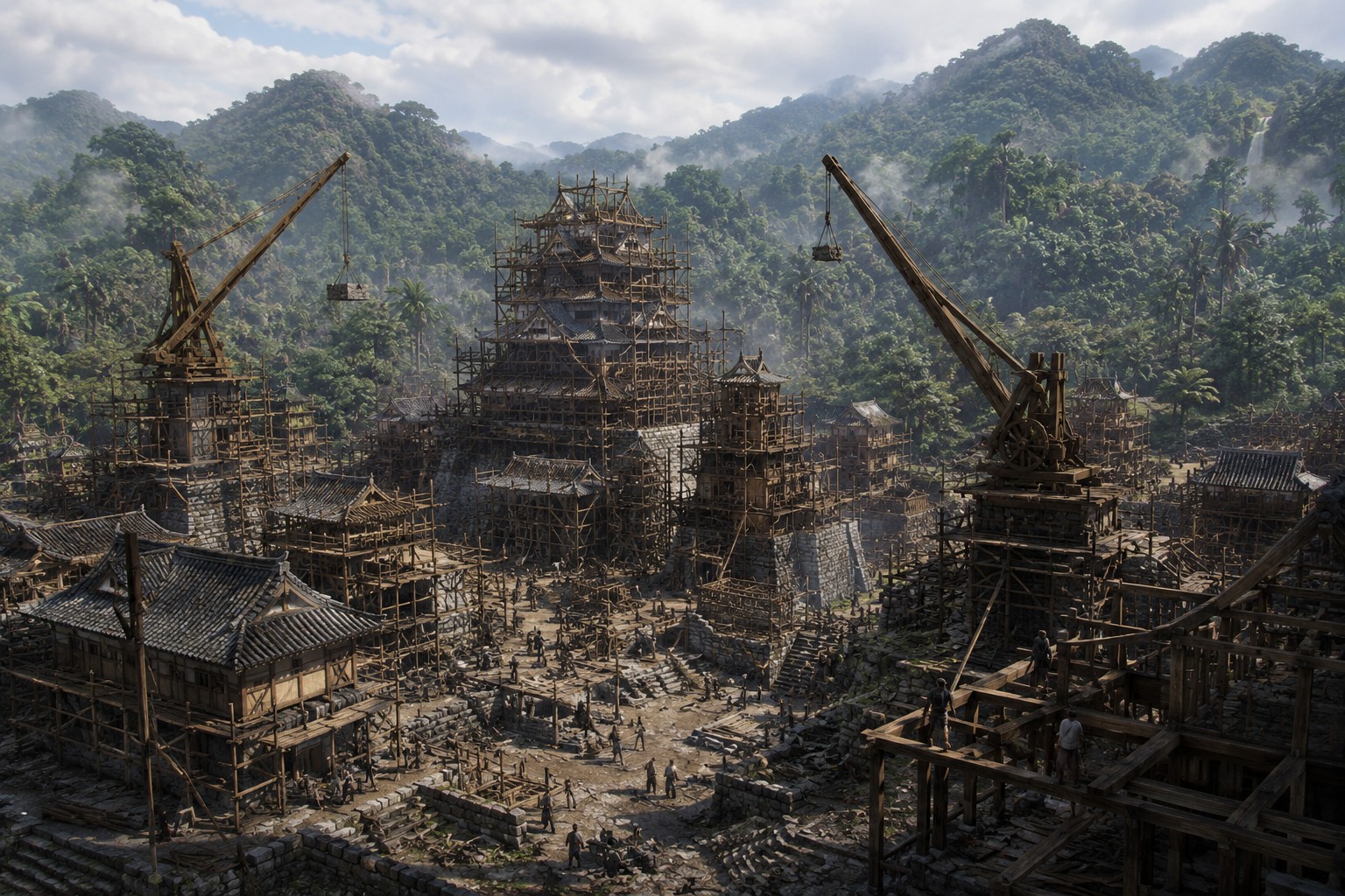 La Construction de Yamashiro, dans les chroniques de Shintai