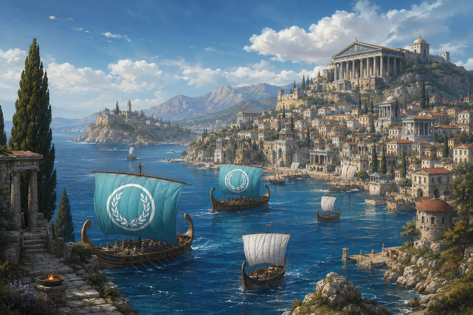 Myrinthia à l’apogée de la République d’Erythros