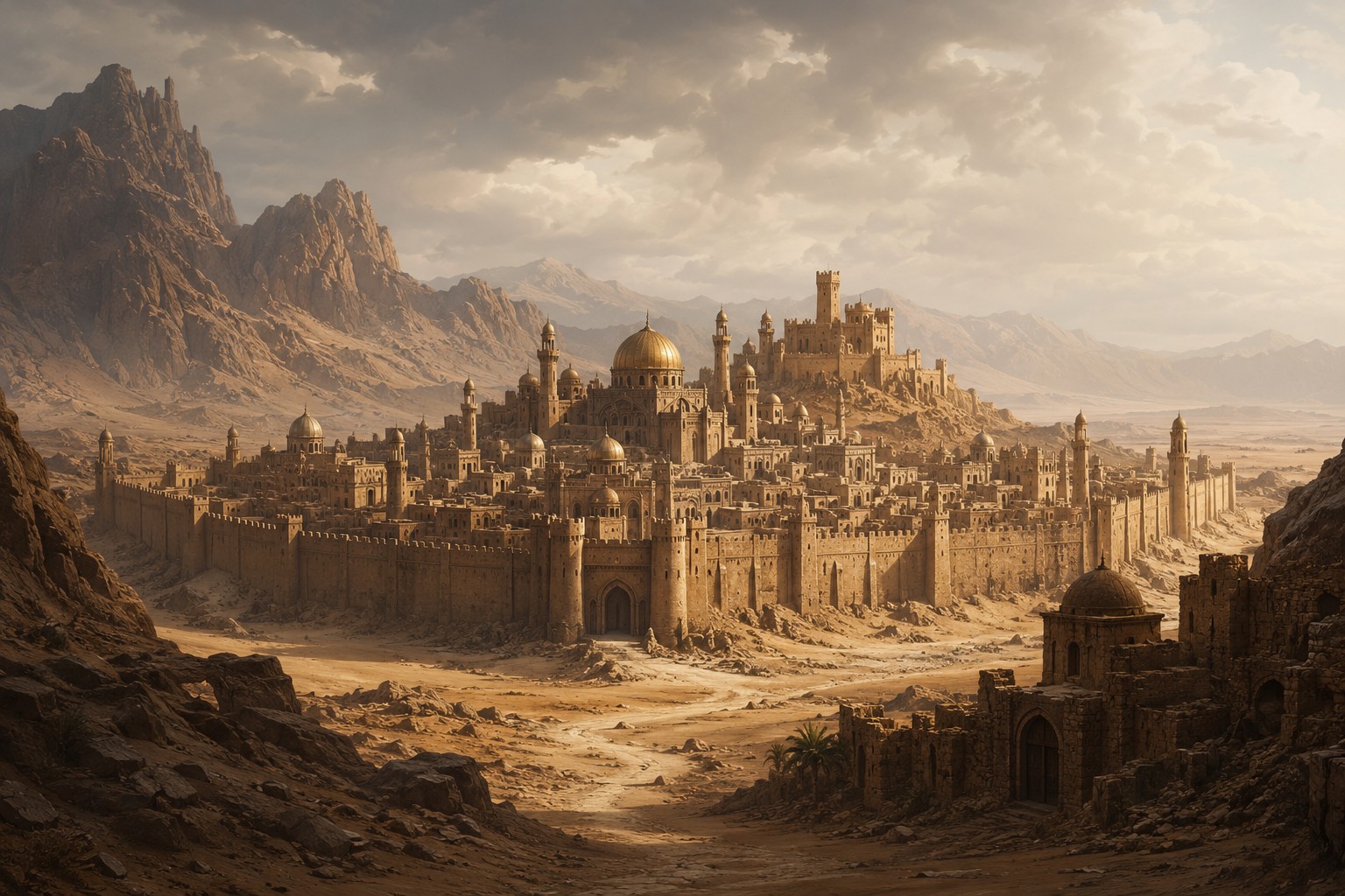 Cité d’Asharun, première culture développée par le mod officiel
